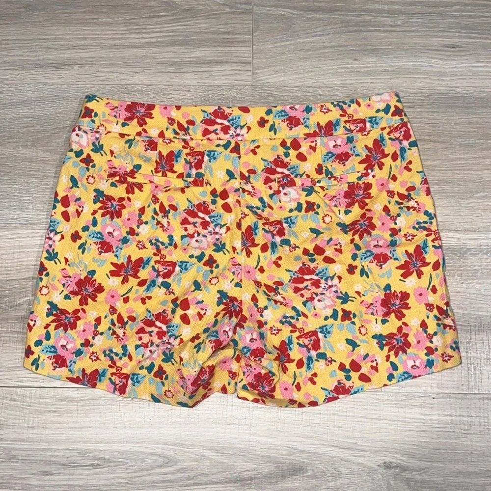 J.Crew yellow floral shorts‎